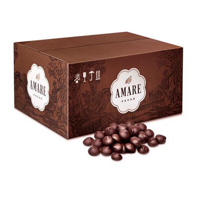 Шоколадная масса Горькая "Колумбия 80% какао", дропсы 5,5 мм 3000 г Отсутствует